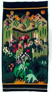 Extensive Landscape With Figures On A Road by Ernst Ludwig Kirchner