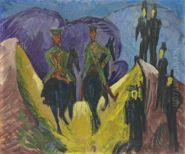 Husarenritt; Die Reiter - view 1
