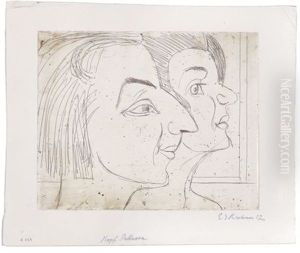 Kopf Der Palucca by Ernst Ludwig Kirchner