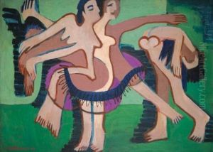 Tanzgruppe (dance Group) by Ernst Ludwig Kirchner