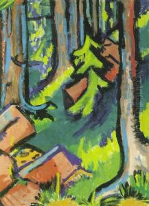 Wald by Ernst Ludwig Kirchner
