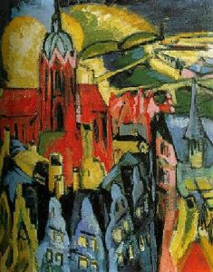 Frankfurter Dom by Ernst Ludwig Kirchner