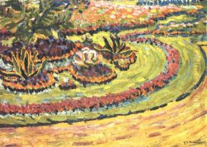Blumenbeete by Ernst Ludwig Kirchner