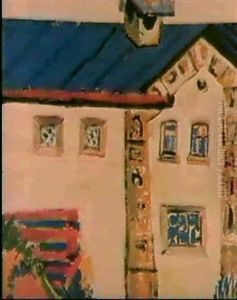Engadiner Haus Mit Schornstein by Ernst Ludwig Kirchner