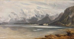 Blick Uber Den Wolfgangsee Richtung Abersee Und Strobl by Ernestine Von Kirchsberg