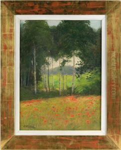 Mohnblumenwiese by Ernestine Von Kirchsberg