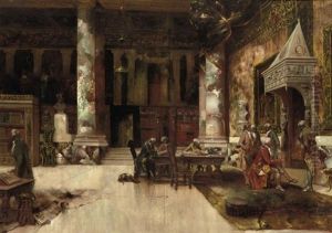 In The Library by Frank Le Brun Kirkpatrick