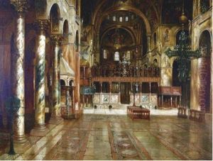 Interior, St. Mark's, Venice by Frank Le Brun Kirkpatrick