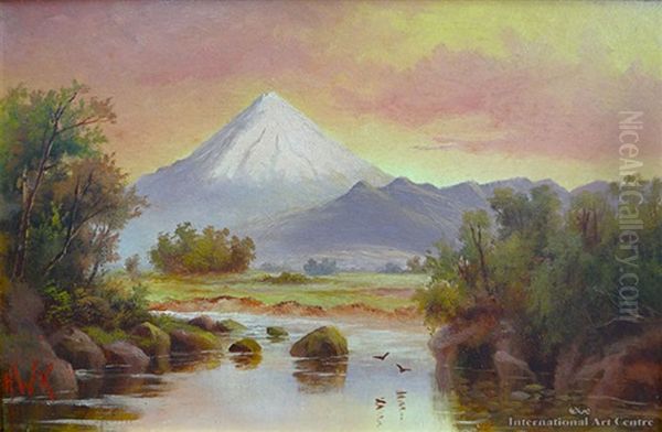 Mt Egmont Sunset - view 1