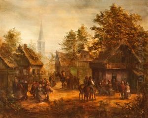 Auf Dem Marktplatz by Johann Baptist Kirner