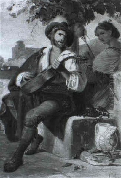 Junges, Italienisches Bauernpaar - view 1