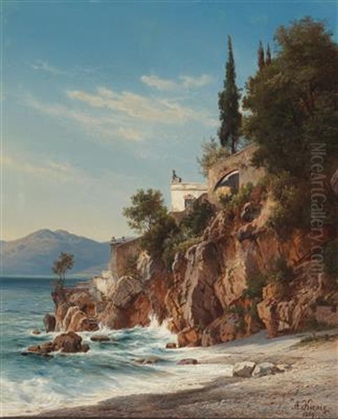 Scene Of A Beach Near Fiume - view 1