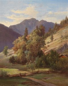 Blick Auf Das Ramsaukircherl Bei Berchtesgaden