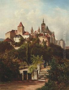 Blick Auf Die Prager Burg