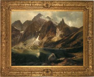 Gebirgssee by Alois Kirnig