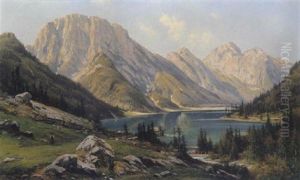 Der Raiblersee In Karnten by Alois Kirnig