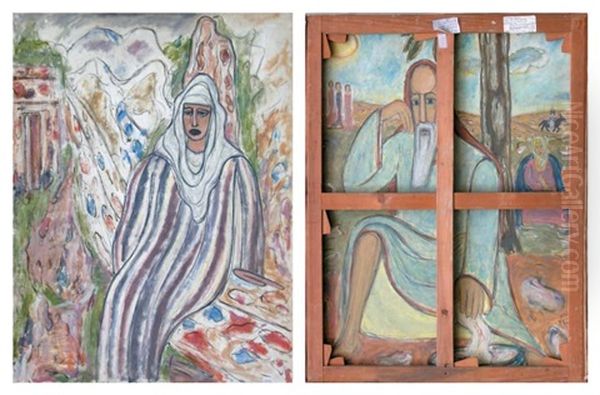 Homme En Blanc/ Un Saint Homme (recto-verso) - view 1