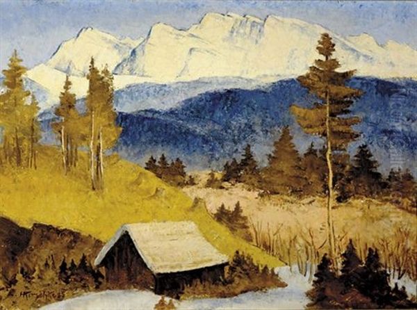Snow Capped Mountain - view 1