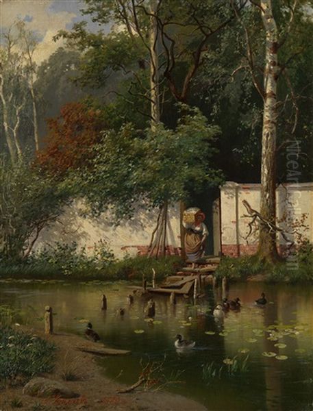By A Pond - view 1