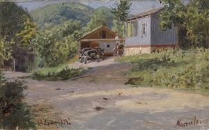 House By The Road by Aleksandr Aleksandrovich Kiselev