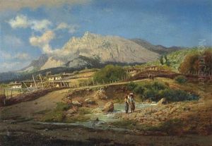 By A Mountain Spring On Ai-petri