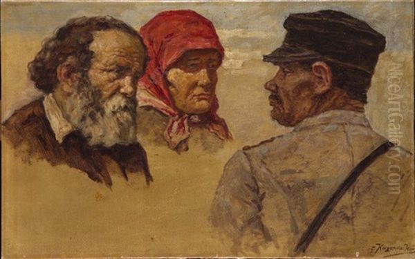 Three Portraits - view 1