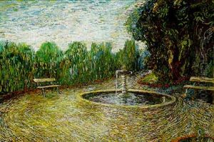 Im Park by Solomon Yakovlevich Kishinevsky