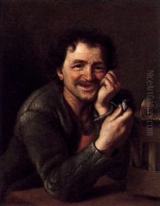 Ein Frohlicher Raucher by Philipp Heinrich Kisling