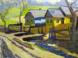 Transylvanian Village by Karoly Kiss