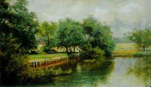Trad Vid Vattendrag by Alexander Kisselev