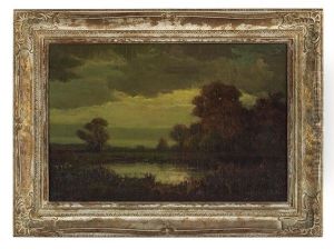 Autumnal Landscape by Hudson Mindell Kitchell