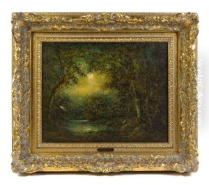 Moonlit Landscape by Hudson Mindell Kitchell