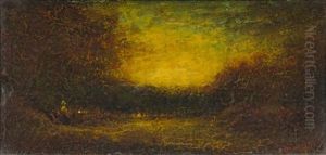 Indians In The Valley by Hudson Mindell Kitchell