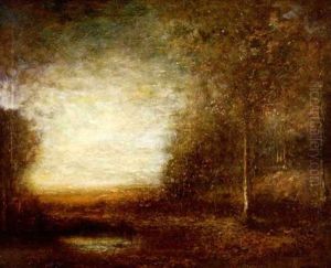 Autumn Woods by Hudson Mindell Kitchell