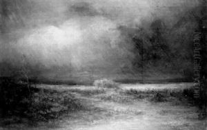 Landscape At Haying Time In The Midst Of Heavy Weather