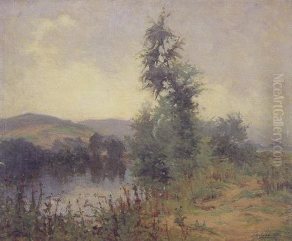 Landscape With A Riverside Path - view 1
