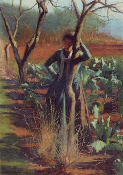 Girl In A Cabbage Field - view 1