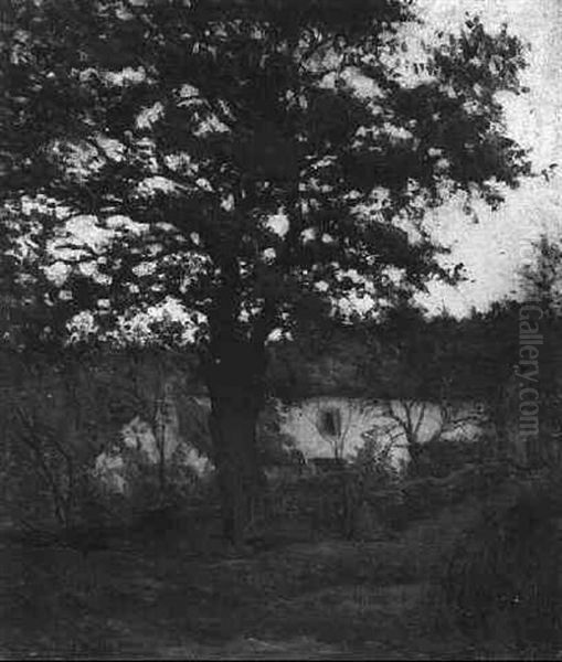 Breton Landscape With A House By A Lane - view 1