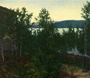 Kveld by Theodor Kittelsen