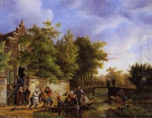 Het Rumoerig Vertrek by Maxemiliaan Leonard Kitzinger