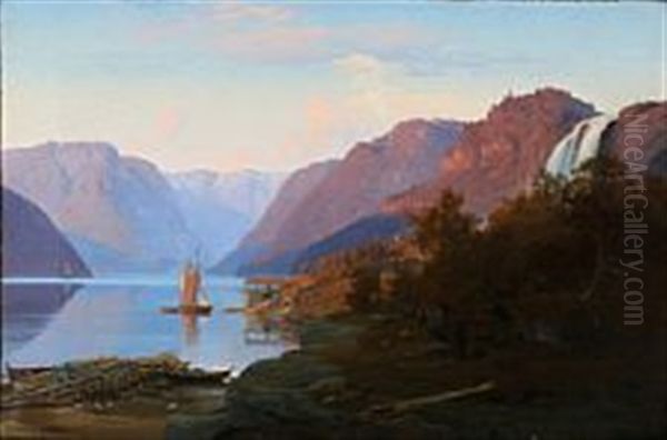 Norwegian Landscape From Burdalen Hardanger, Norway - view 1