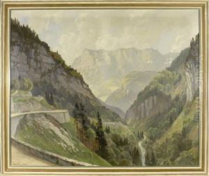 Die Alpenstrase by Fritz Bayerlein