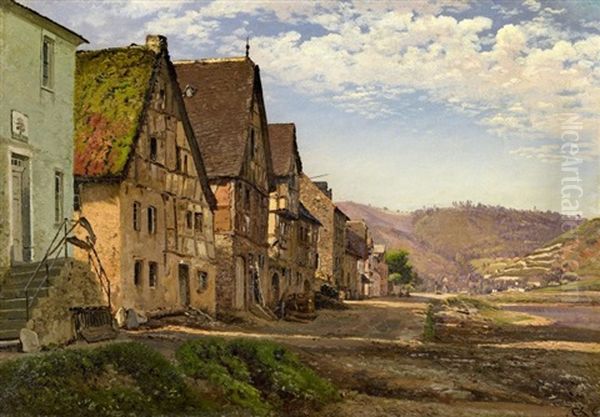 Stadtchen An Der Mosel (niederfell?) - view 1