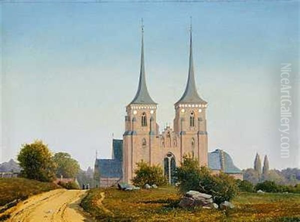 Sommerdag Ved Roskilde Domkirke - view 1