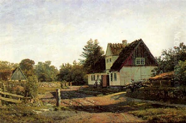Grusvej Gennem En Landsby - view 1