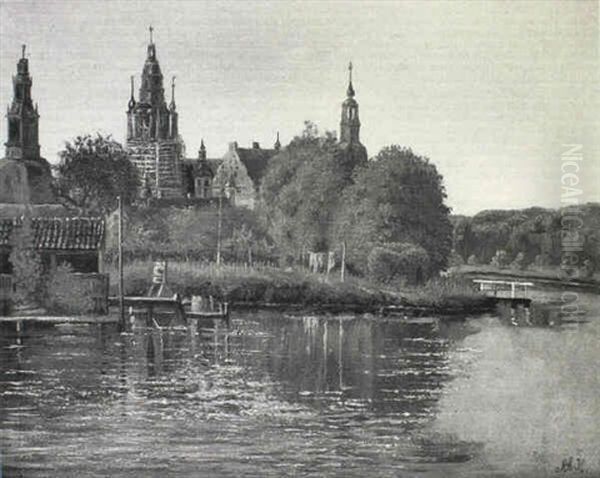 Udsignfra Posen Mod Frederiksborg Slot - view 1