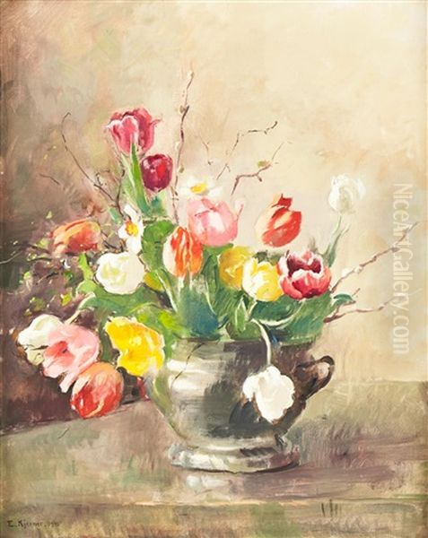 Blomsterstilleben Med Varblommor - view 1