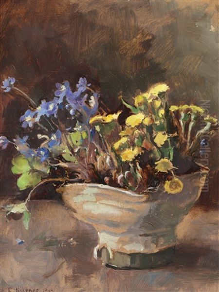 Stilleben Med Blasippor Och Smorblommor - view 1