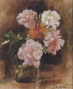 Stilleben Med Blommor by Esther Kjerner
