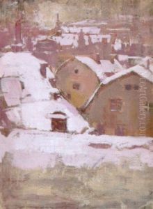 Stadsvy, Stockholm by Esther Kjerner